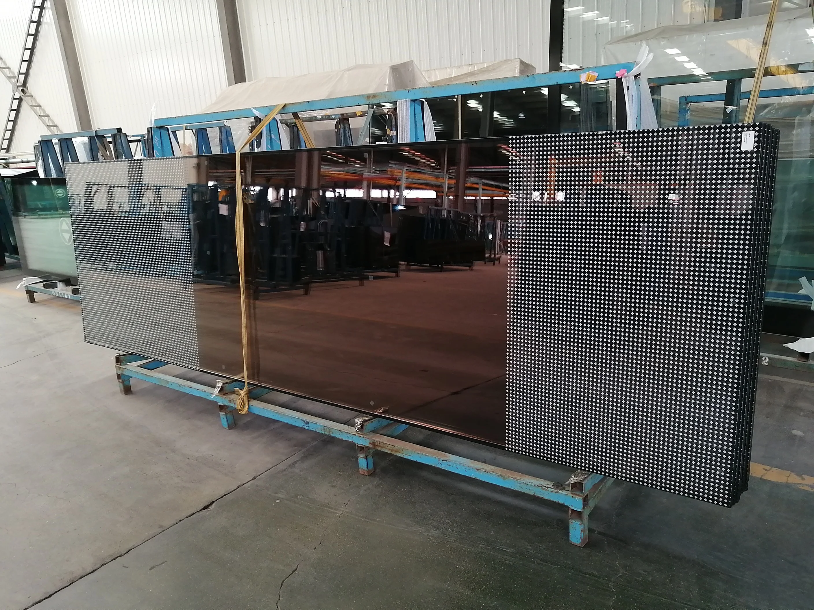 insulated building facade glass greenhouse tempered insulating glass panels double glazing glass for door inserts