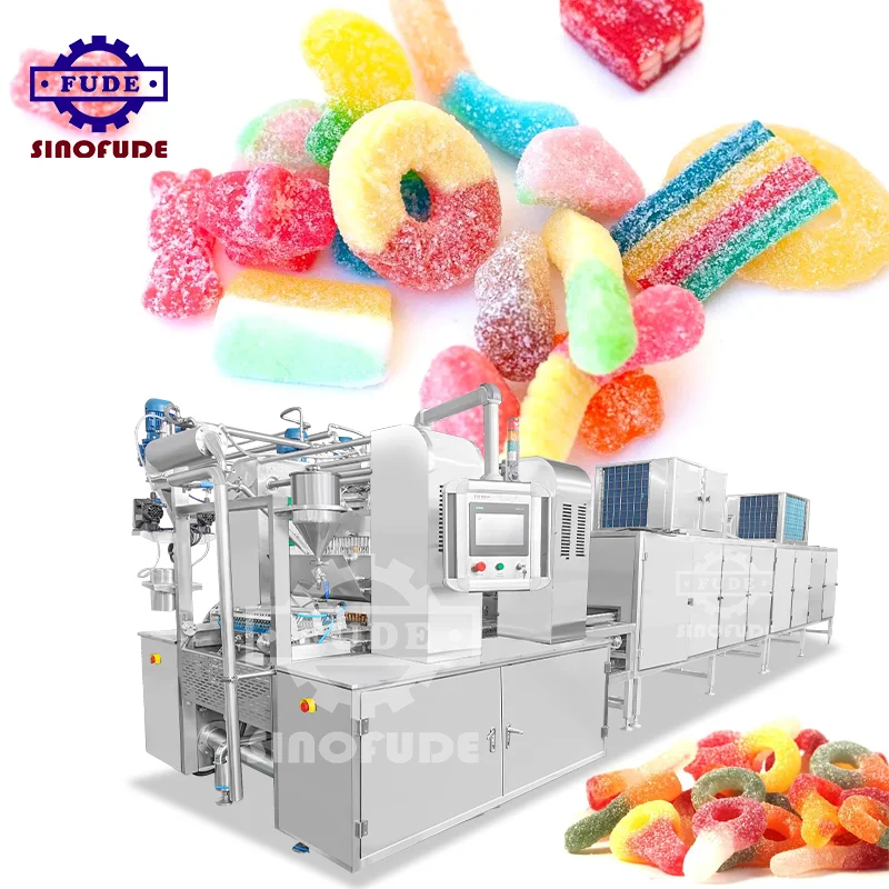 Confectionery Industry PLC computer process control jelly candy machine sustainable jelly candy production line