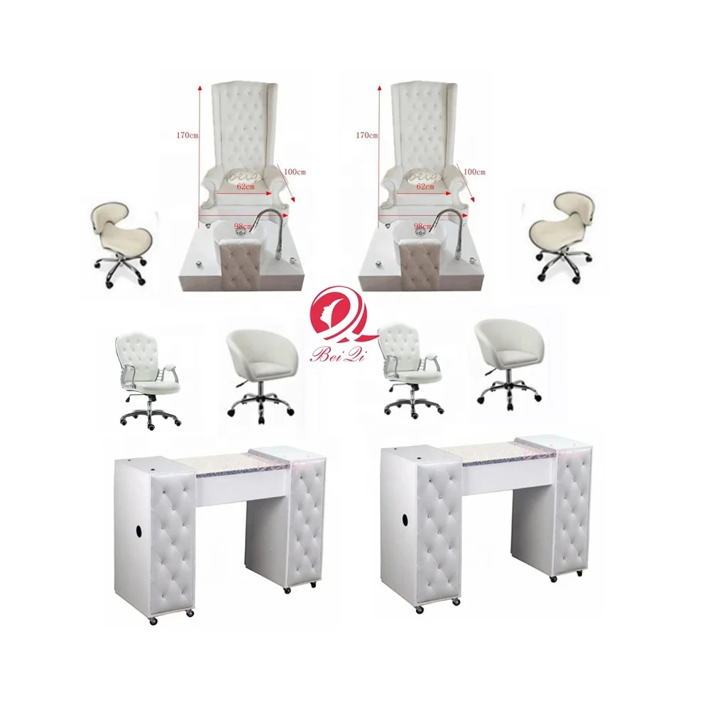 Luxury beauty salon equipment lexor black manicure massage pedicure spa chair for sale