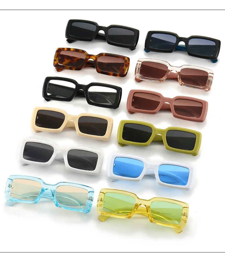 2022 CE Classic Retro Unisex square lentes de sol trendy sunglasses vintage small Rectangle sunglasses Ocean plastic sunglasses