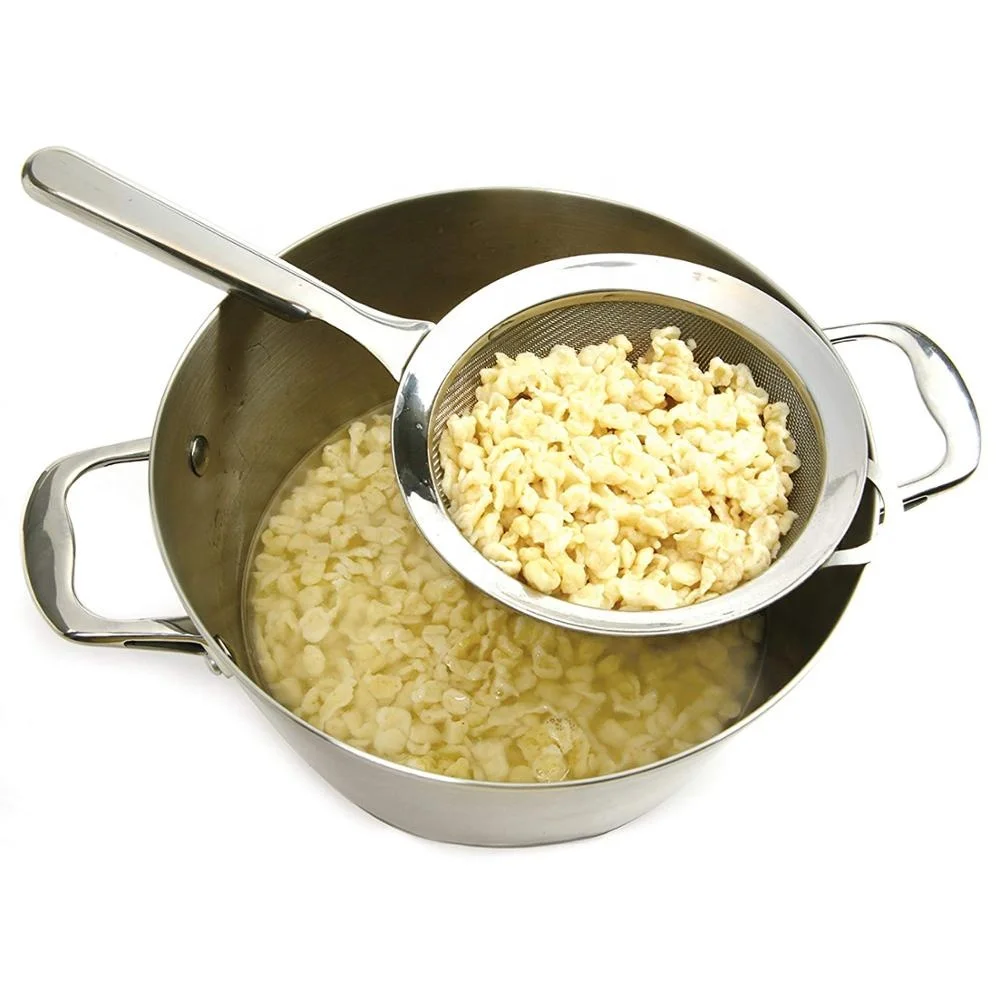  Нержавеющая сталь Spaetzle чайник терки премиум класса лапша с