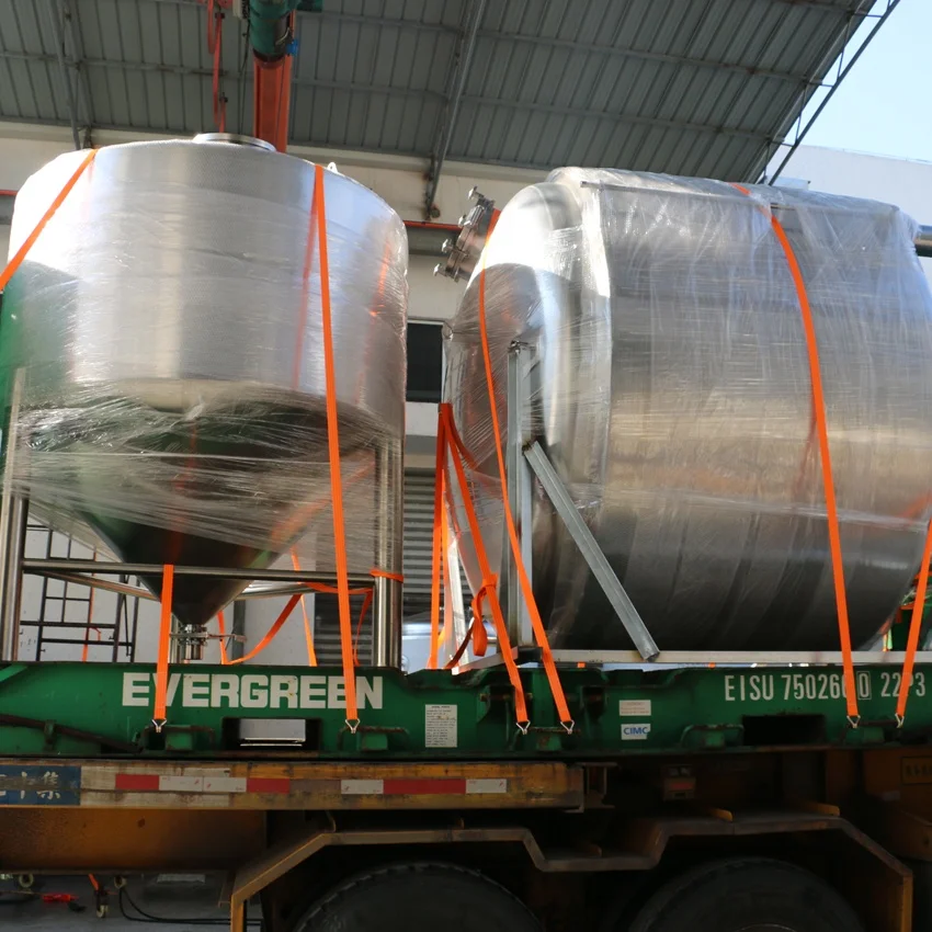 Customized logo brewed beer 1000l stainless steel draft beer brewing equipment brewery