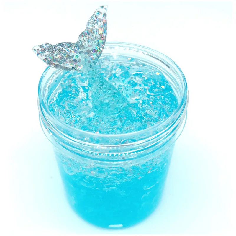 
Jn0002 Amazon hot sale crystal slime relief cotton slime 