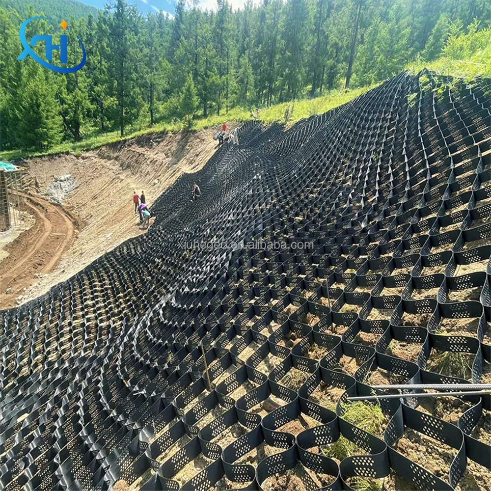 Factory Price HDPE Geocell for Slope Reinforcement Honey Comb Cell Customized Geocell