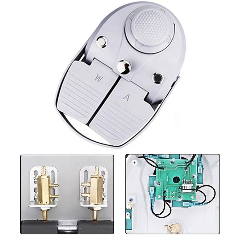 Dental chair spare parts White Dental foot switches Multi-function foot pedals Foot switch valves