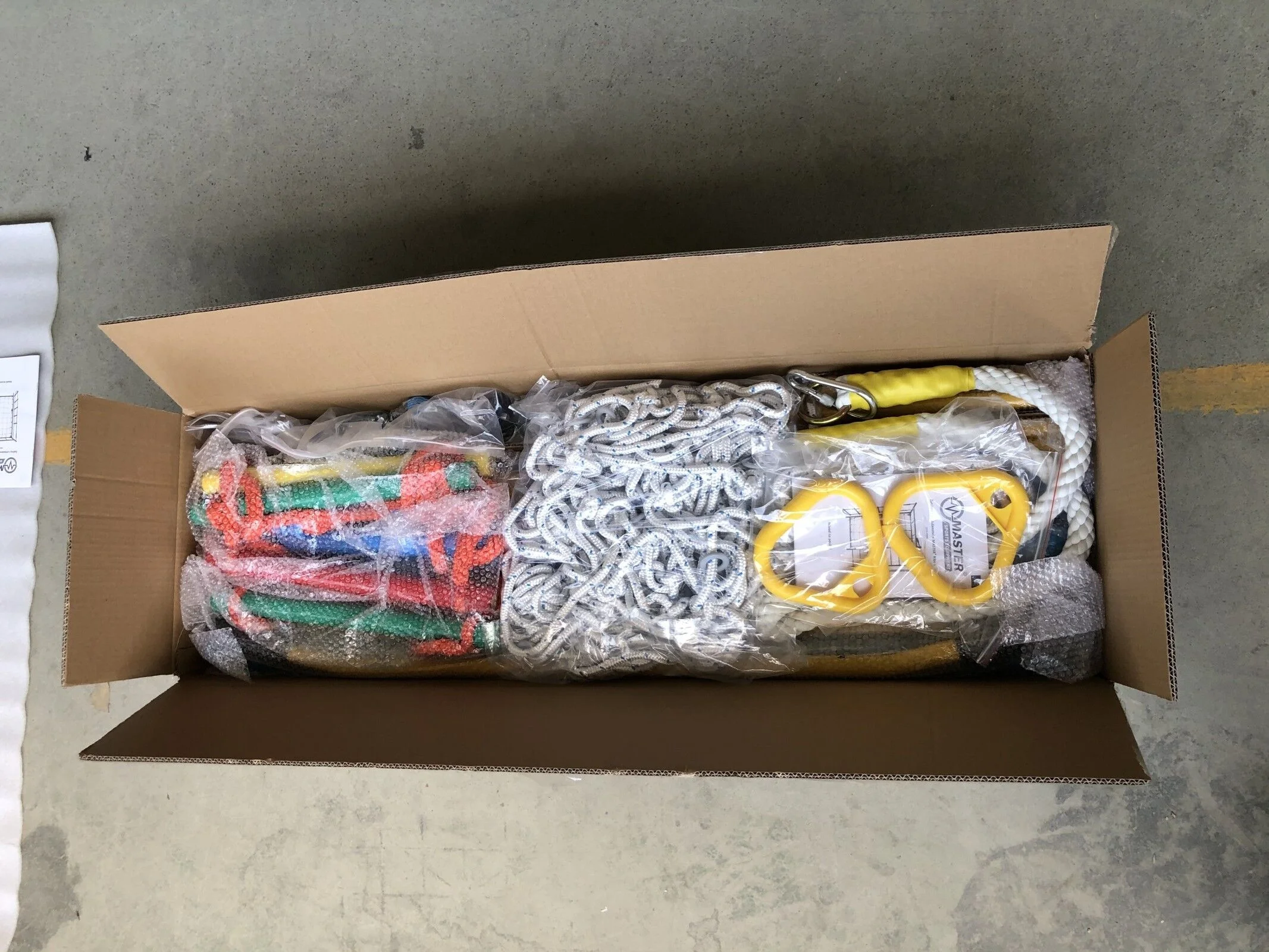 Colorful Kids Swedish Wall Mounted Playground Jungle Play Gym Gymnastic