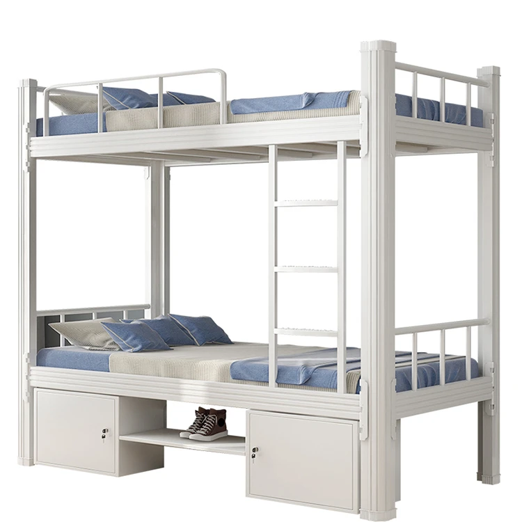 Apartment steel shelf thickened and reinforced double dormitory with iron frame on bunk bed
