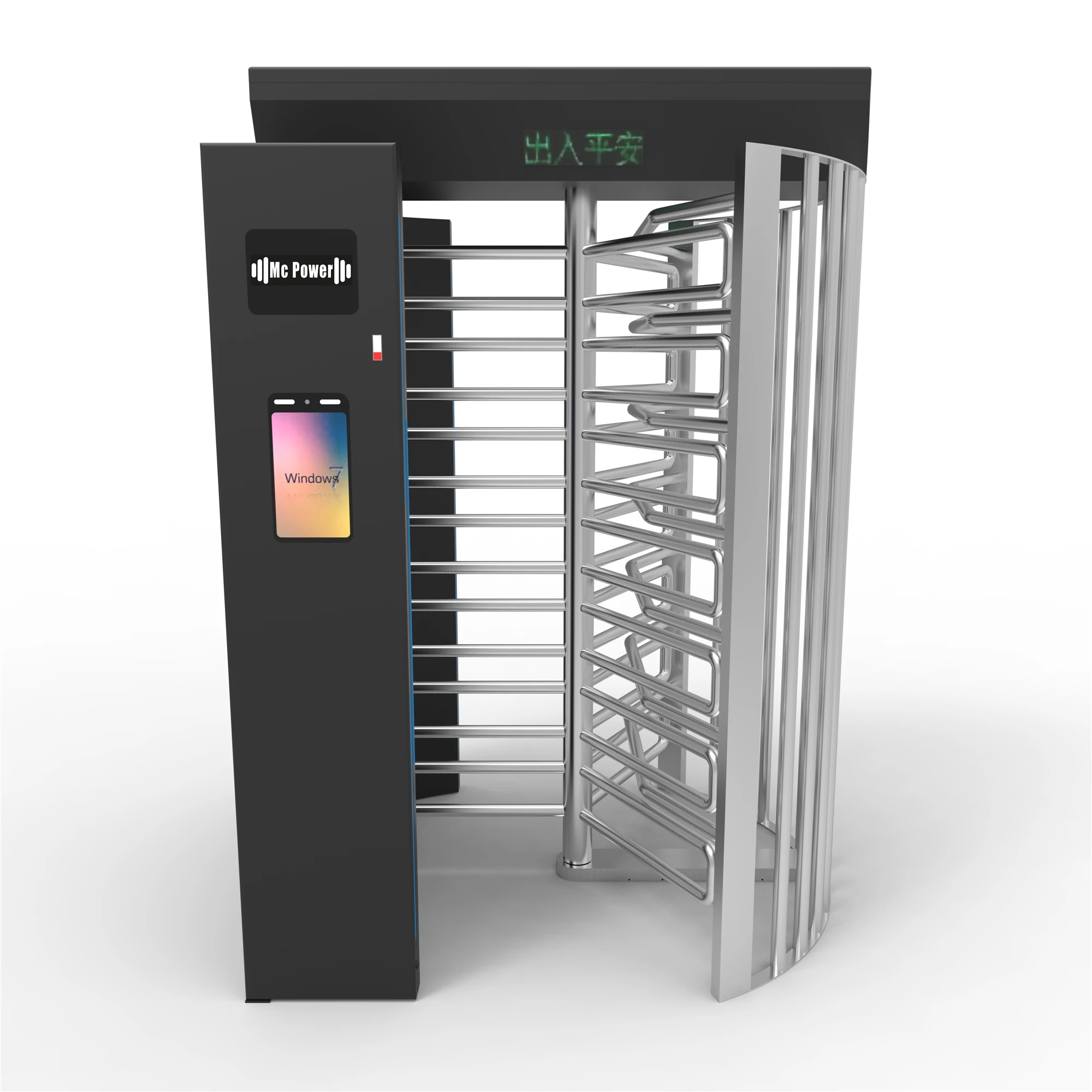 GYM accessc control Security gate Face Recognition Full Height Turnstile Gate