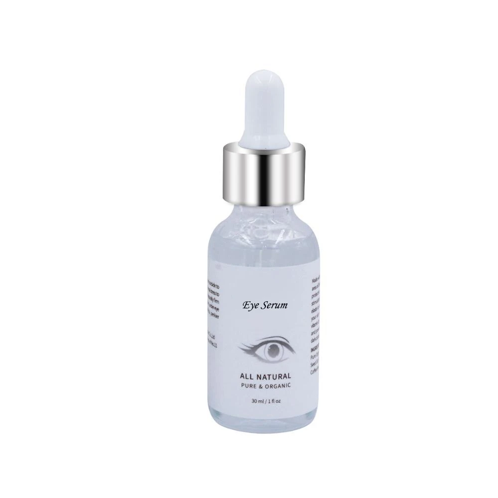 OEM Collagen Peptide Dark Circle Eye Serum Reduce Under Eye Bags Hyaluronic Acid Anti Aging Eye Serum