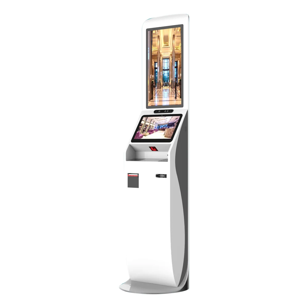 Hotel Airports Registration Machine Embedded Rfid Reader Self Service Checkin Kiosk