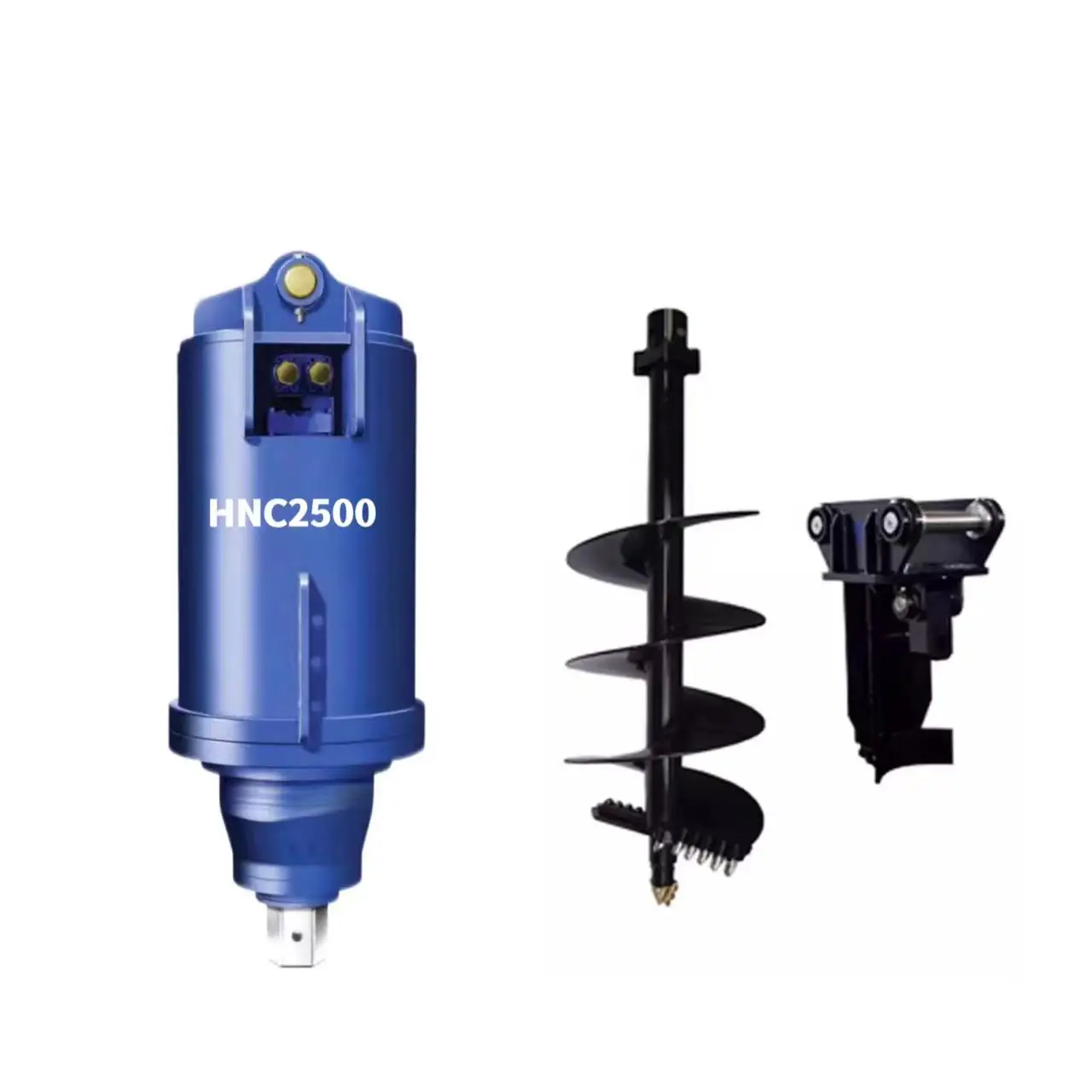 HNC2500 auger drill ground post hole drill hydraulic earth auger drill for 1-3 TONS mini excavator