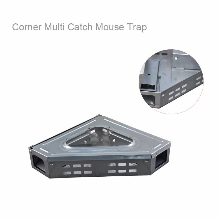 Live Mouse Trap Automatic Metal Silver Ant Farm Galvanized Sheet Indoor Electric Rodent Rat Mice Mouse Box Rodent T TRAPS 3008