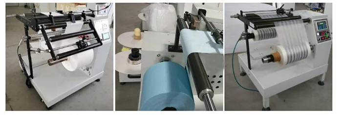 Slitter Rewinder Film Paper Label Roll Automatic Slitter Rewinder