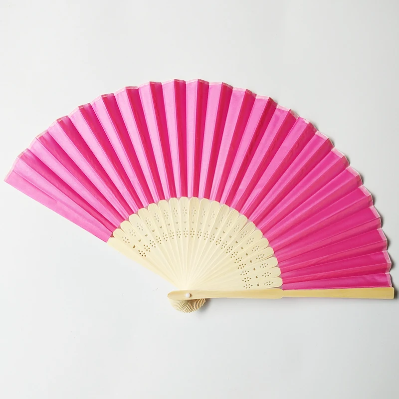Factory price silk hand fans wedding gifts nice fans wedding favors