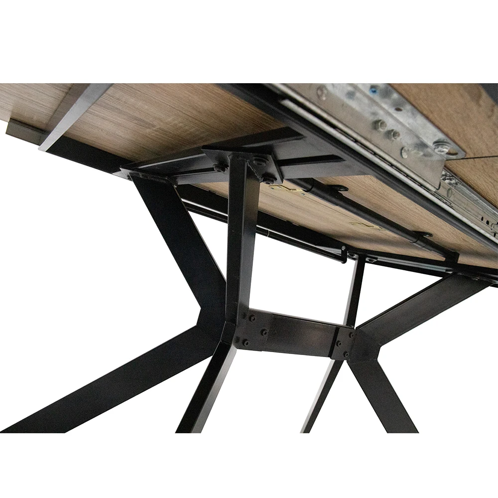 Nordic home kitchen furniture dining wooden folding extendable dining table