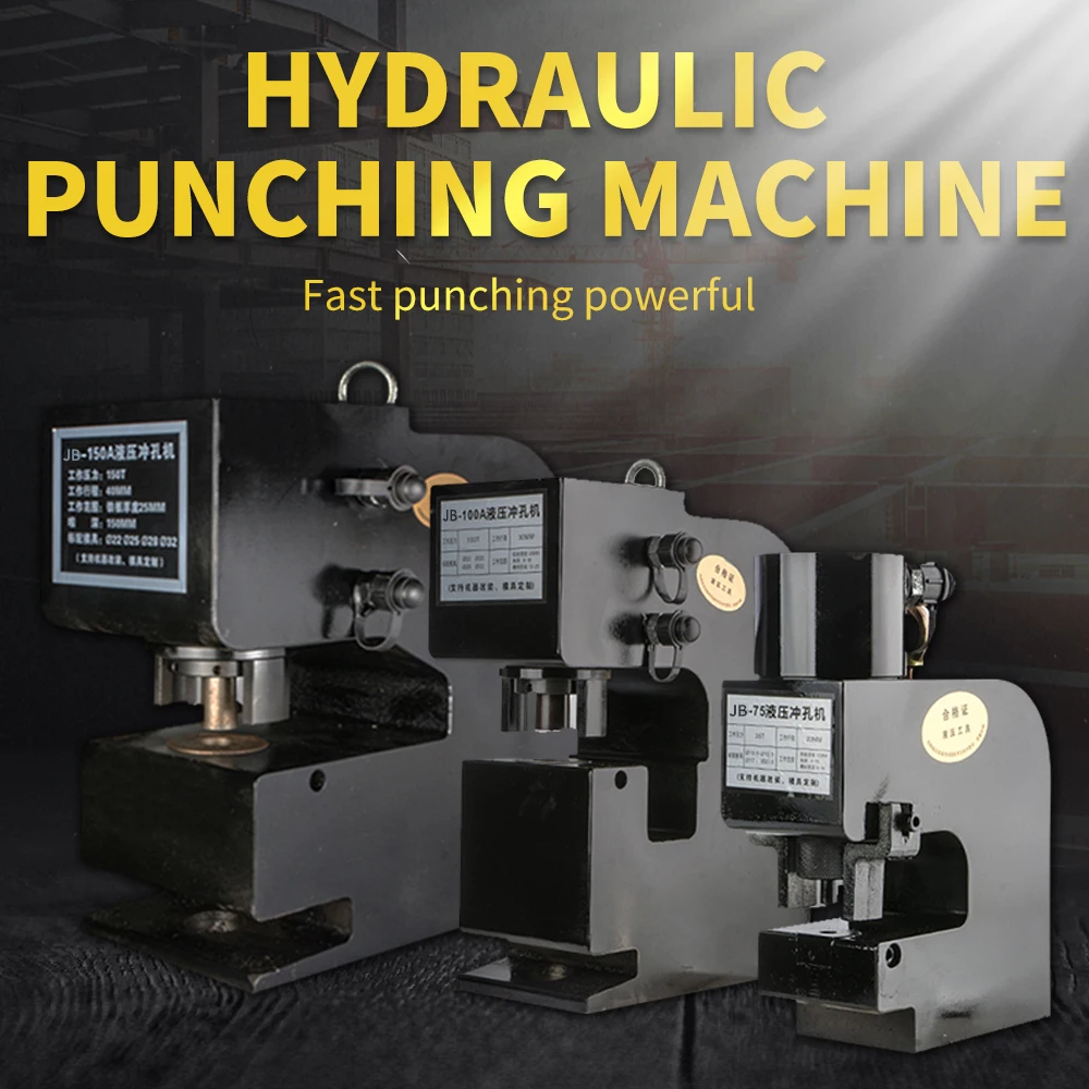 50t Ch-80a/JB-80a Ch-100/JB-100 Hydraulic Knockout Punch Hole Puncher Manual Punching