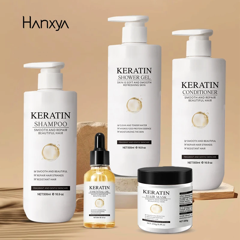 OEM ODM sulfate free private label protein shampoo and conditioner set available for small batch customization