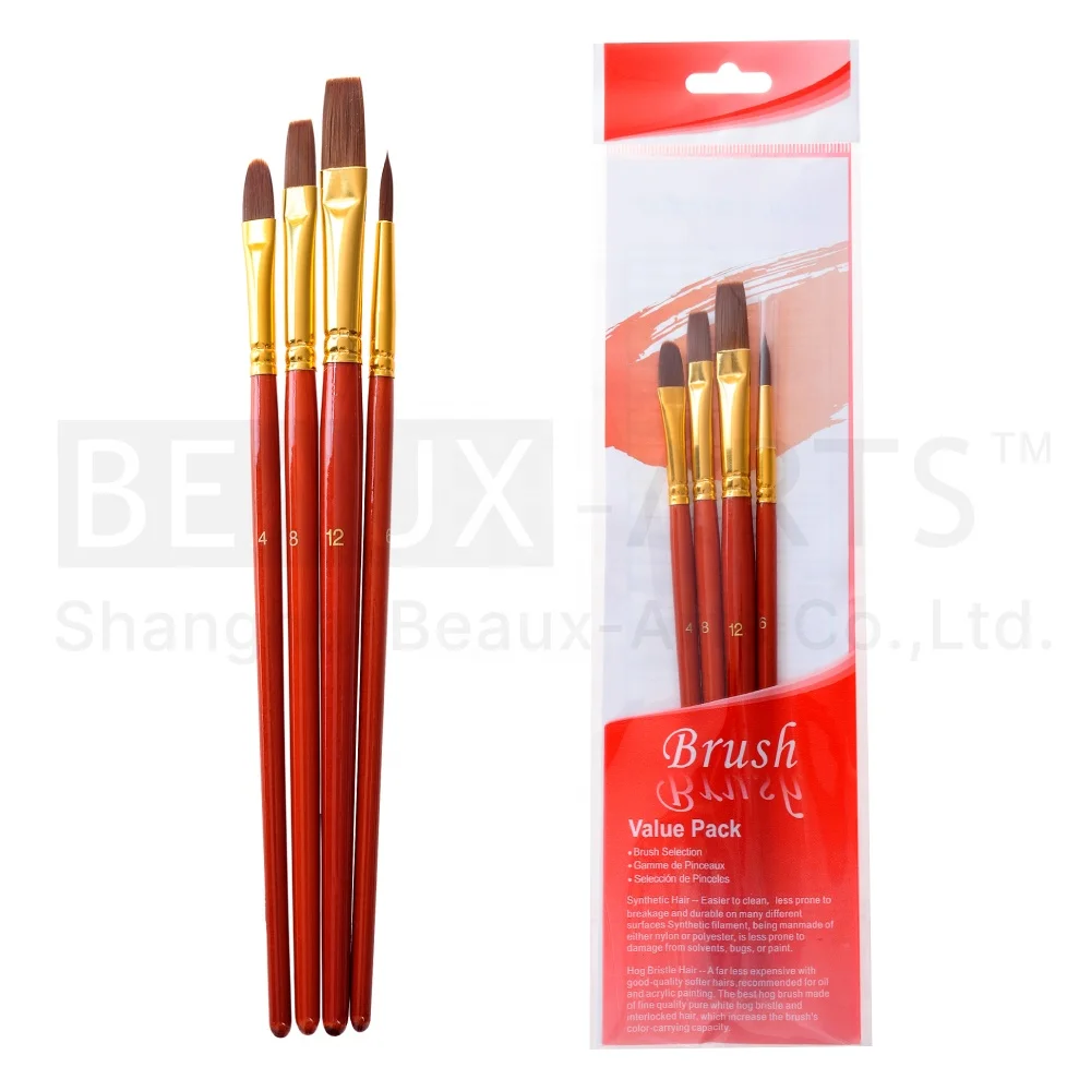 Золотая синтетическая художественная кисть для рисования набор обучения значений