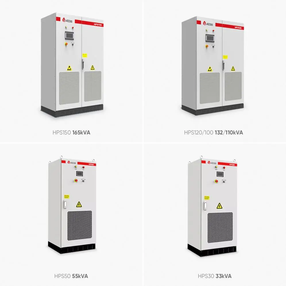 Atess 500Kw 400Kva 300Kva 300 kw 350kw 400 kw 200Kva 450kw 400kw Power Conversion System Hybrid Solar Inverter