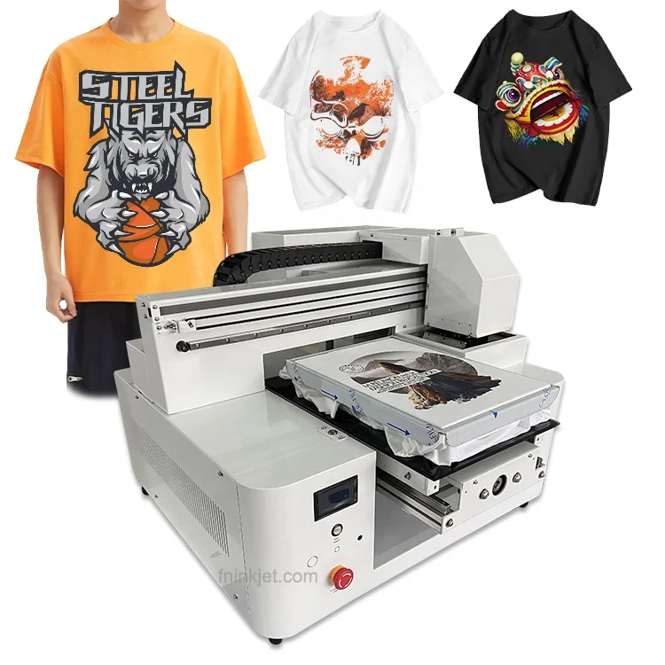 Fninkjet DTG Printer Textile Set Direct to Hybrid T-shirt Garment A3 Impresora DTG Printer With Double Printheads