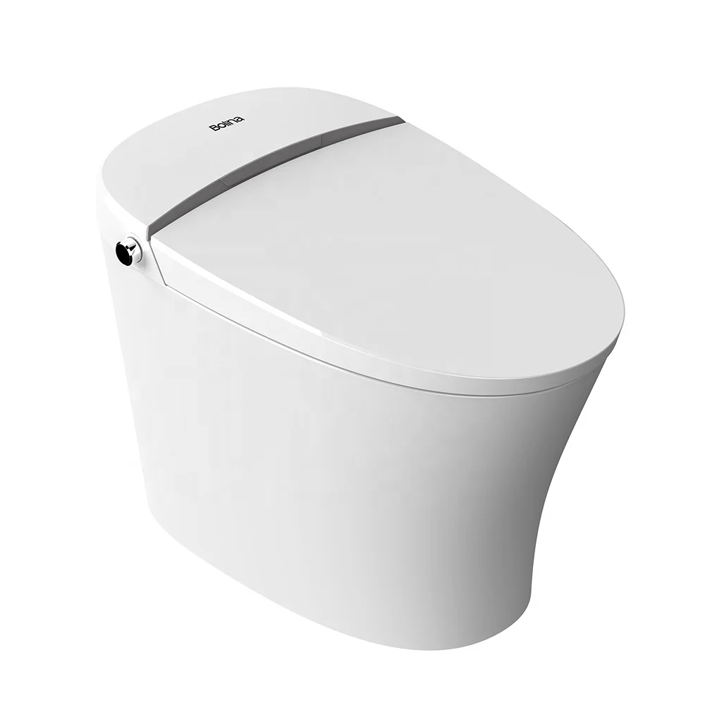 Bolina 2023 hot selling  Flushing Siphonic Jet S-trap automatic one piece smart intelligent toilet