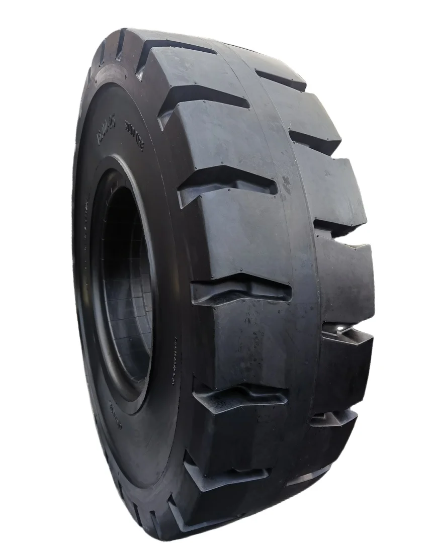 ANGQIN brand 16.00-25 Solid Tire Mining Wide Body Dump Truck Port Stacker Wear-resistant Thickened Tire