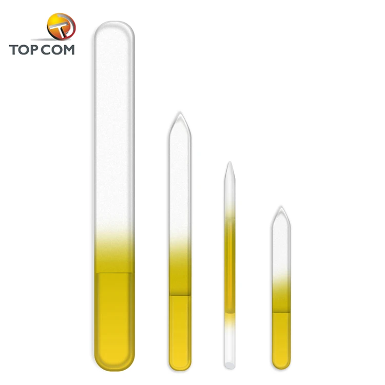 Wholesale nano glass fingernail cuticle pusher files with case
