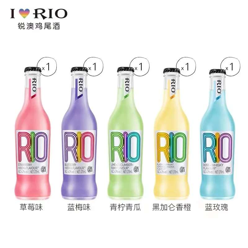 Factory direct sales popular drink RIO alcohol energy drink lime rum flavor