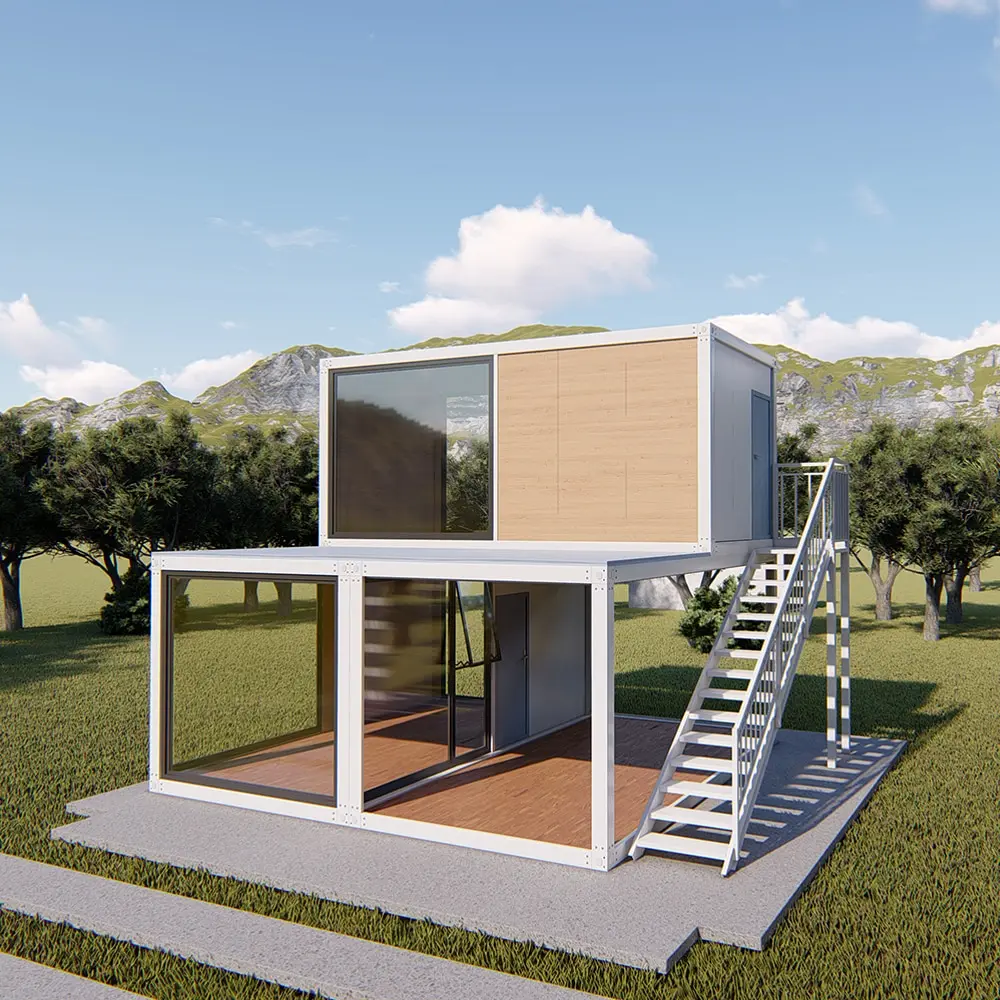 VHCON Modern Prefab Container House 4 Bedrooms Prefabricated Luxury Durable Villa Home With Bathroom And Kitchen In Europe