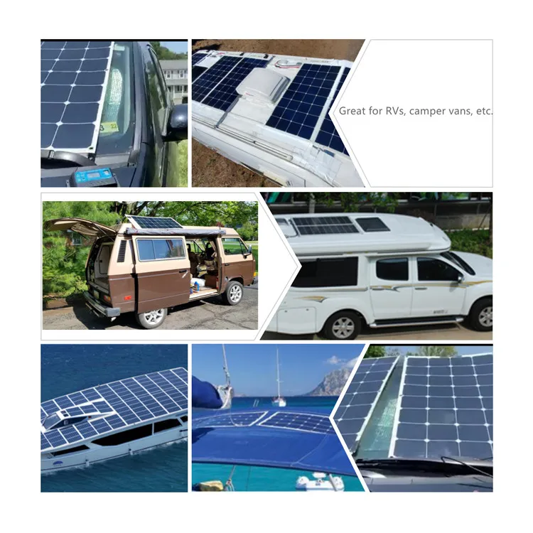 Amazon High Demand Flexible Solar Plates 200W 20V for Marine Caravan Boat Motorhome Cabin Golf Car
