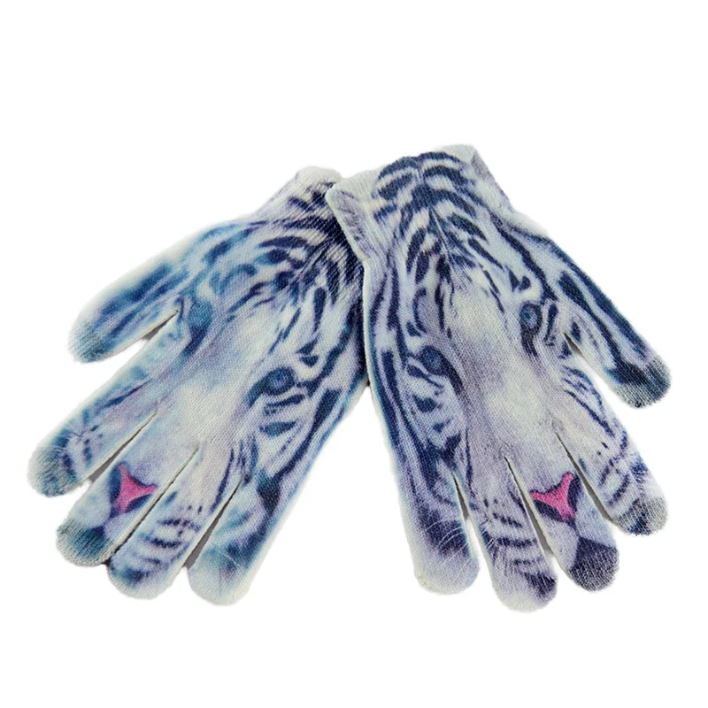 Зимние теплые вязаные перчатки для мобильного телефона с сенсорным экраном трикотажные женские мужчин и женщин 100%