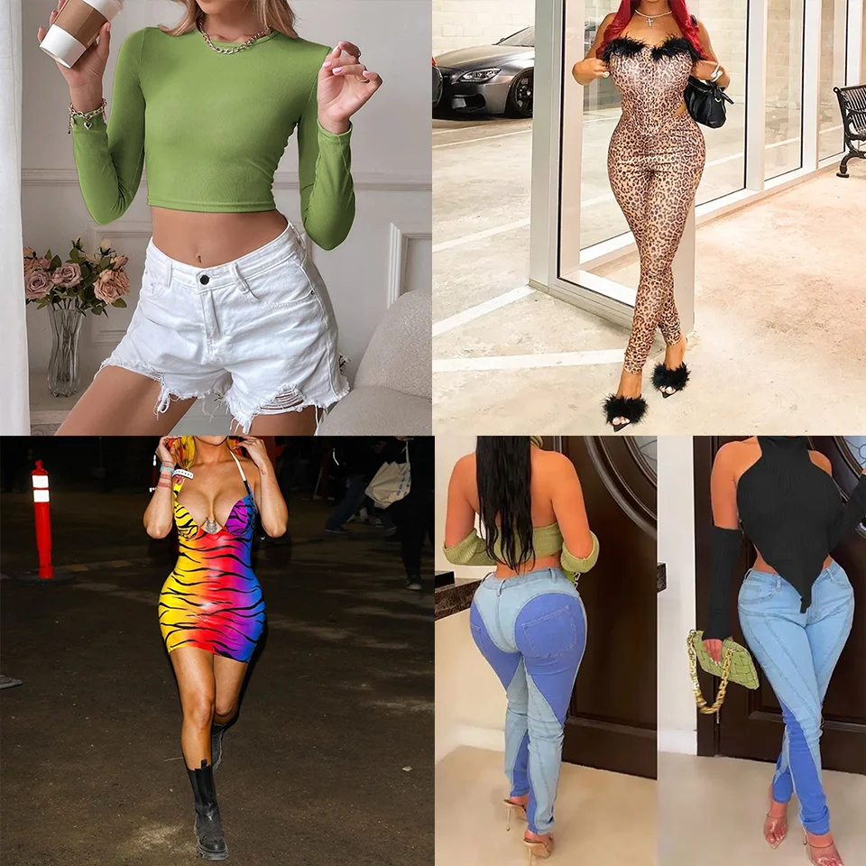 Одежда с низким уровнем продаж большая скидка ликвидация запасов распродажа Ассорти оптом женская одежда