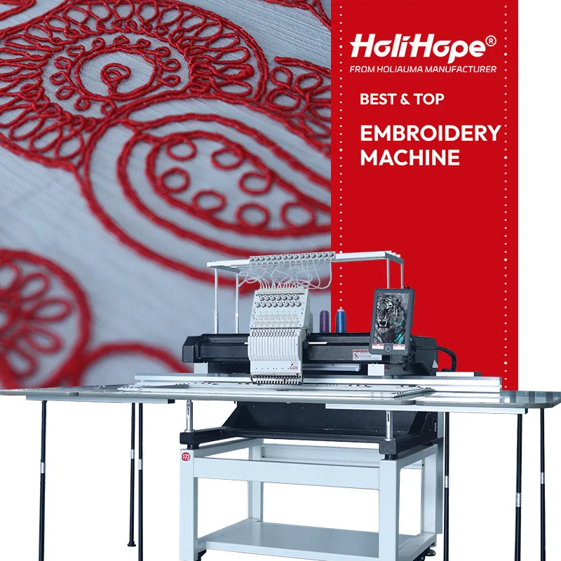 High accuracy Bordadora Brother Industrial 500*1200mm Big Flat Single Head 15 needle Computerized Embroidery Machine cheap price