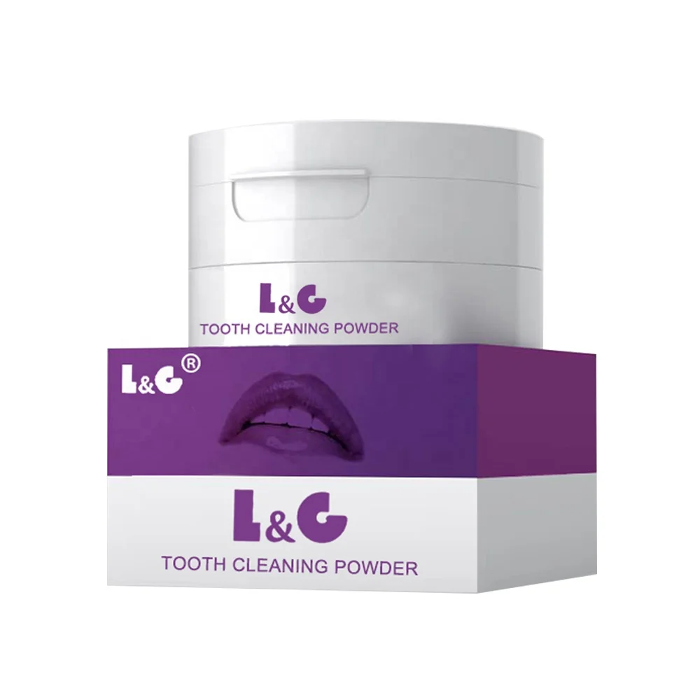 Natural Mint Flavor White Teeth Whitening Powder Toothpaste - CE Approved Oral Care Fresh Breath Teeth Whitening Powder