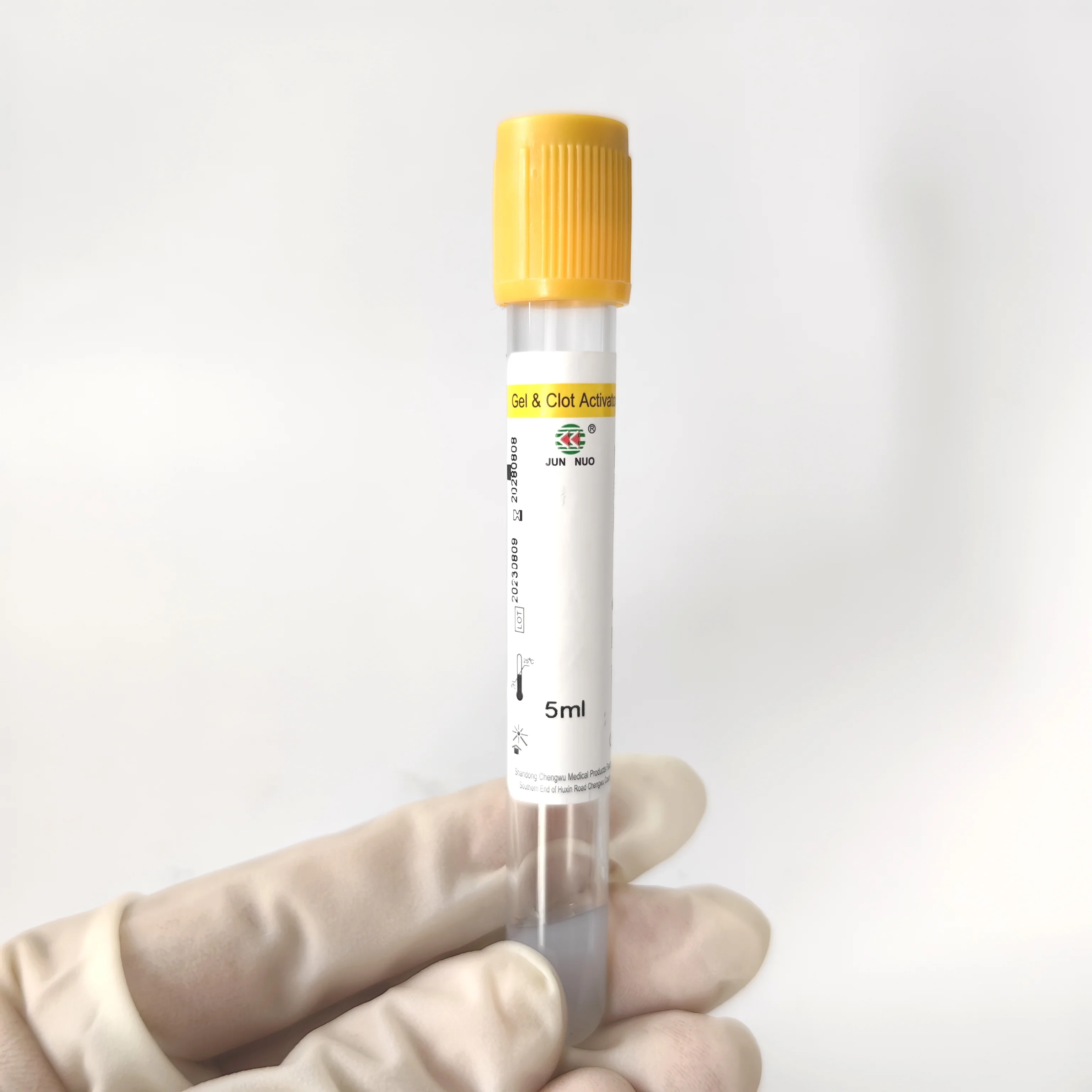 SST vacuum Blood Collection Tubes 100pcs yellow top Blood Collection Tubes