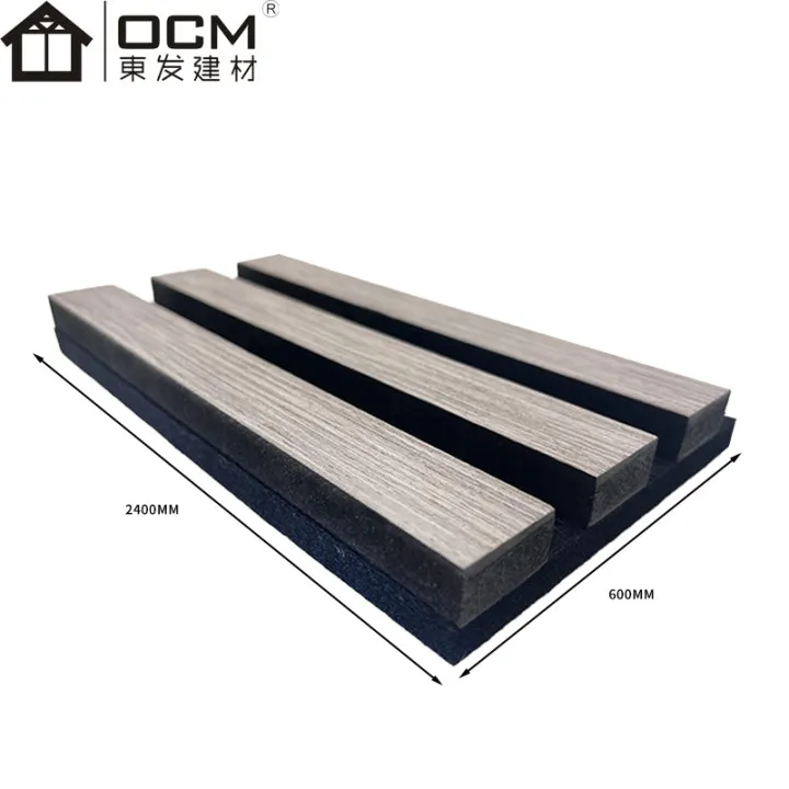 ChinaOCM Decorative Studio Interior Akupanel Oak Walnut Veneer Sound Proof Wood Mdf Slat Wall Acoustic Panels