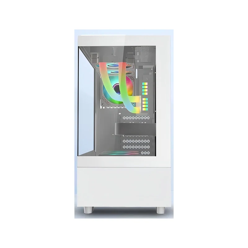 Пастух популярный дизайн двойное закаленное стекло компьютерные башни ПК игровое шасси Mid Tower корпус для компьютера