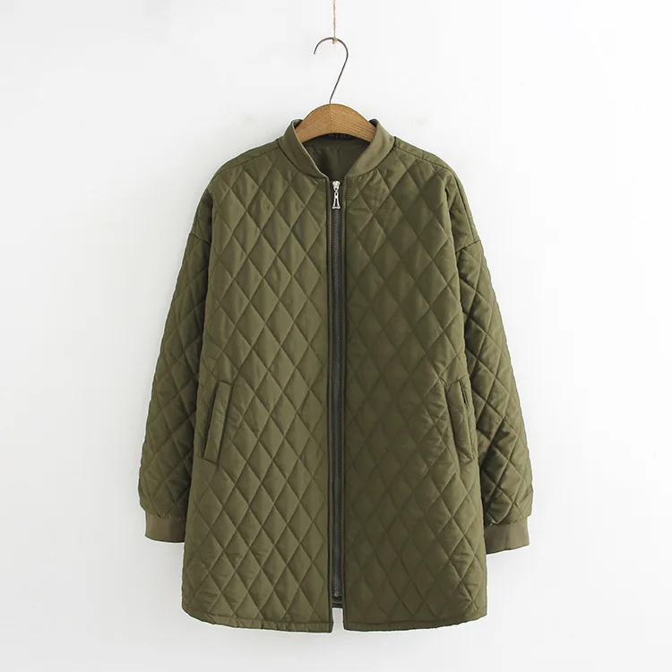 Autumn Winter Cotton-padded Jacket Fatness Women Cotton Coat Oversize 3XL-6XL Lightweight Warm Overcoat Female Loose Outerwear