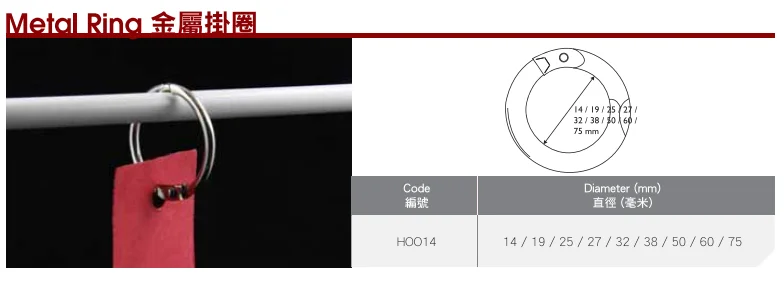 Book Hoop Binding Rings Binder Hoops Loose Leaf Book Ring for File Paper Book