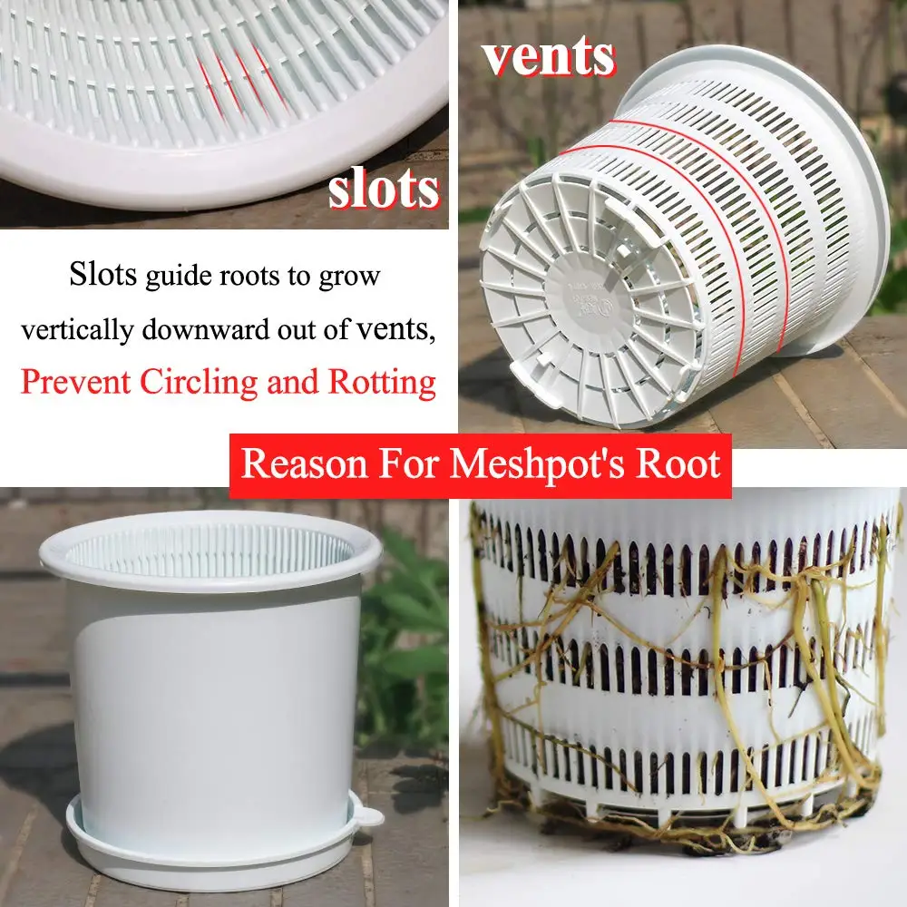 
Outdoor flower pot for wedding/ large plastic plant pot/ wedding round planter double wall pot with tray 