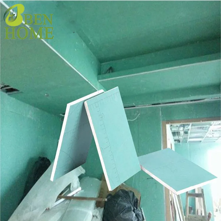 Waterproof Glass Fiber Reinforce 3.6m 13mm Gypsum Board Plasterboard In China