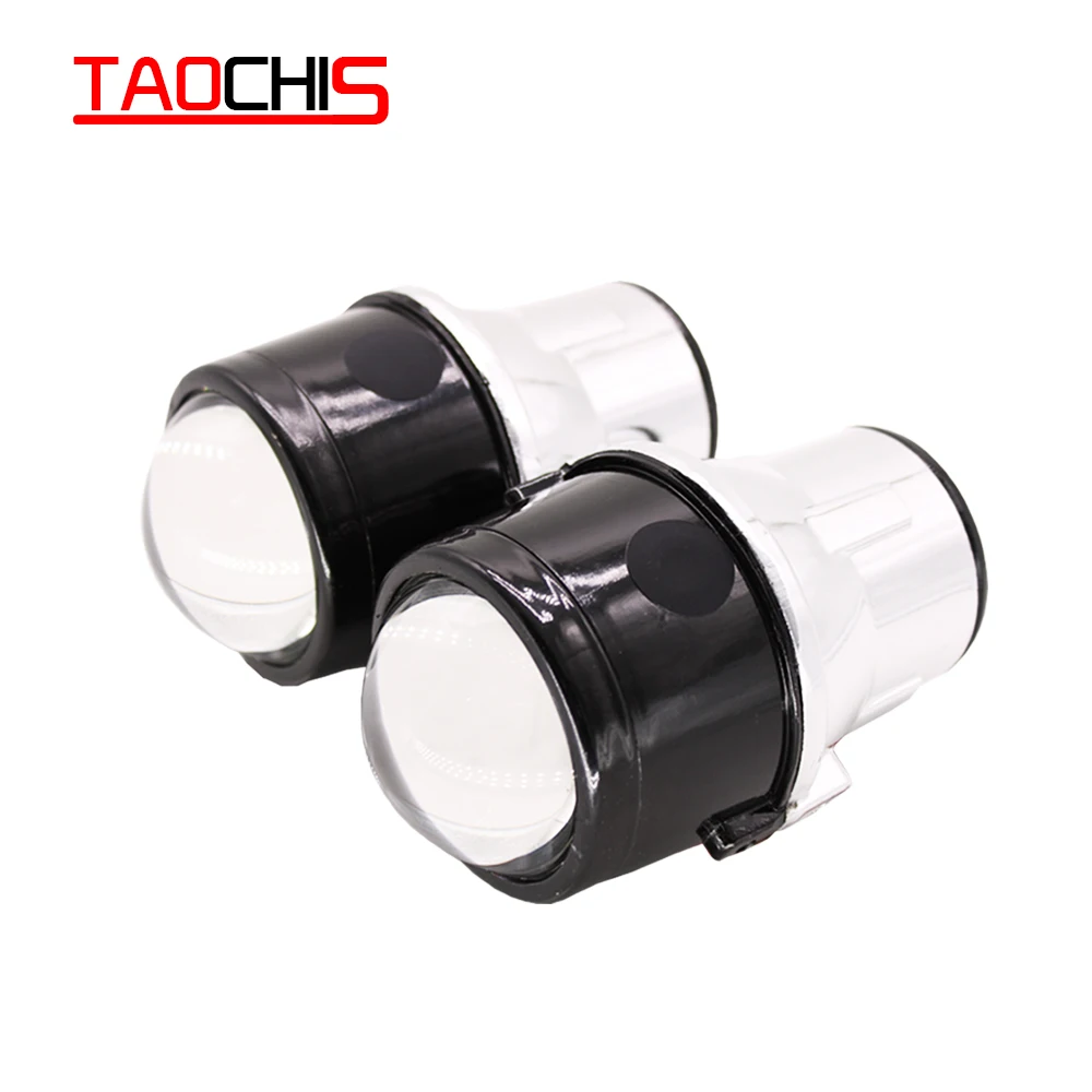  TAOCHIS M6 12В 55 Вт 2 5 дюйма авто HID проектор Hi/короче спереди и длиннее сзади) противотуманных фар Универсальный H11 лампы Bi xenon Противотуманные фары объектив