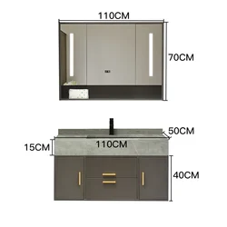 Factory Direct Sales Bathroom Vanity Cabinets Furniture Wall Bathroom Cabinet Bathroom Sink With Cabinet Modern