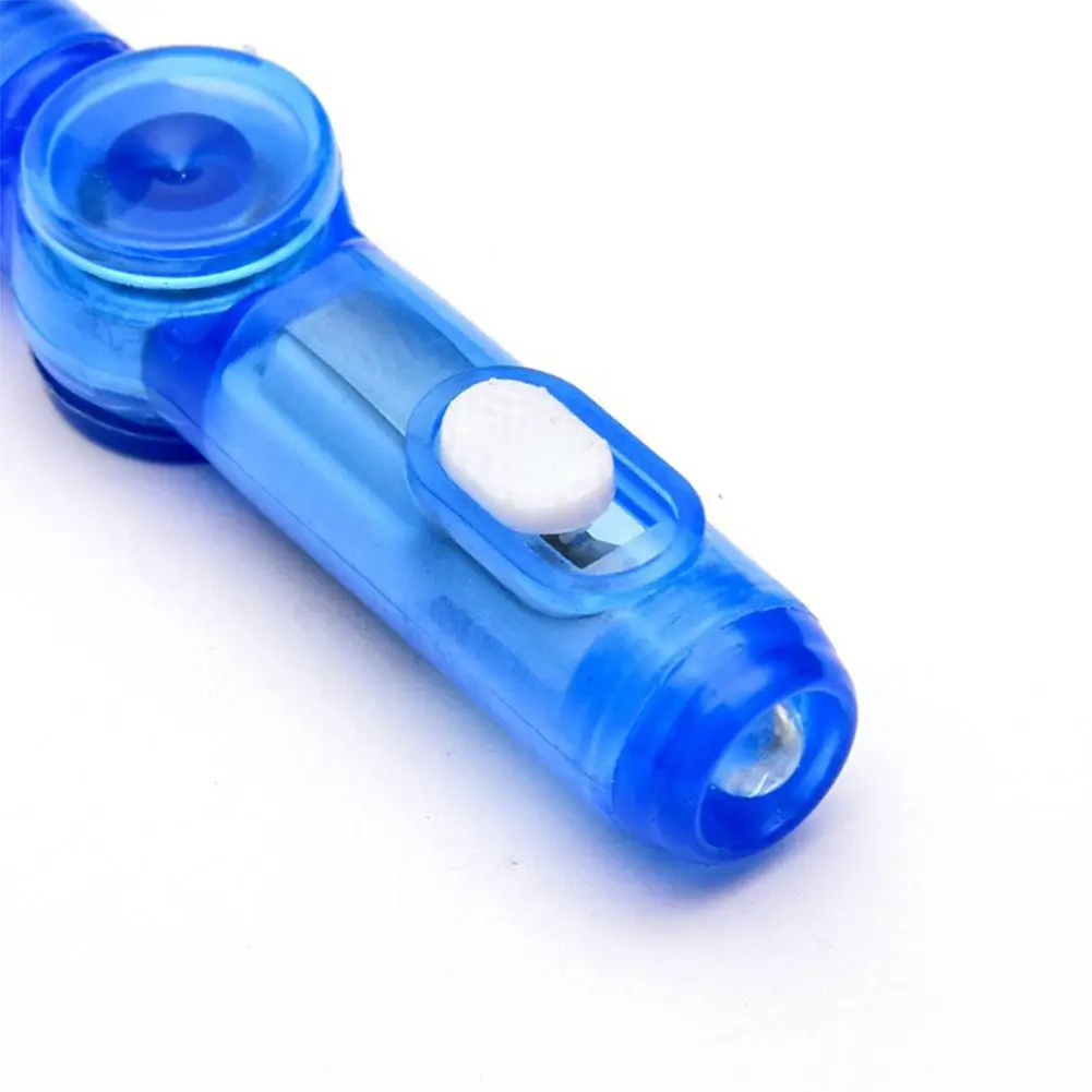 Stress Relief Promotion Toy Gift LED Light Spinner Fingertip illumination Decompression Gyro kids Ballpoint Pen