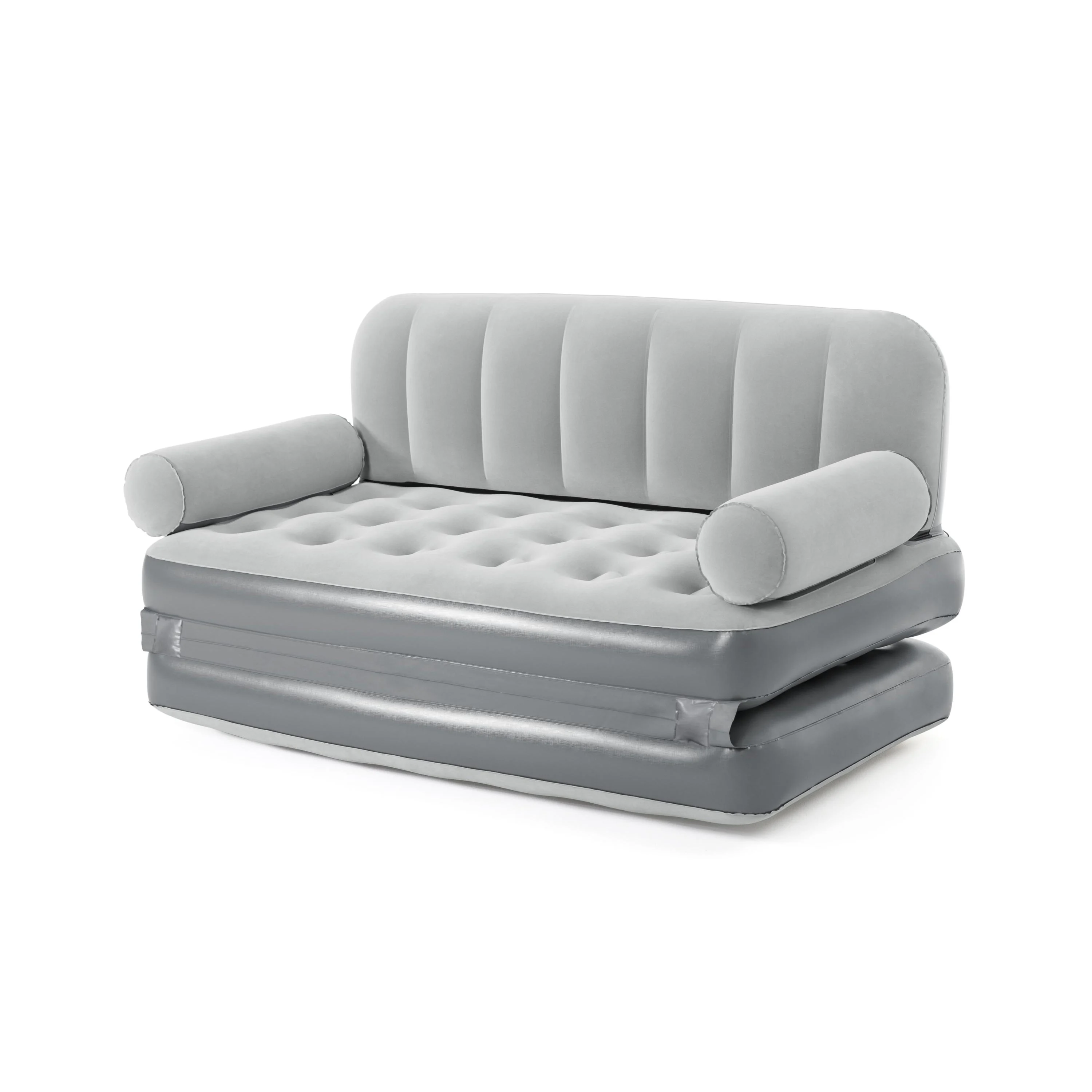
Bestway 75079 3-in-1 couch built-in AC pump inflatable couch living room sofa bed 1.88m x 1.52m x 64cm 
