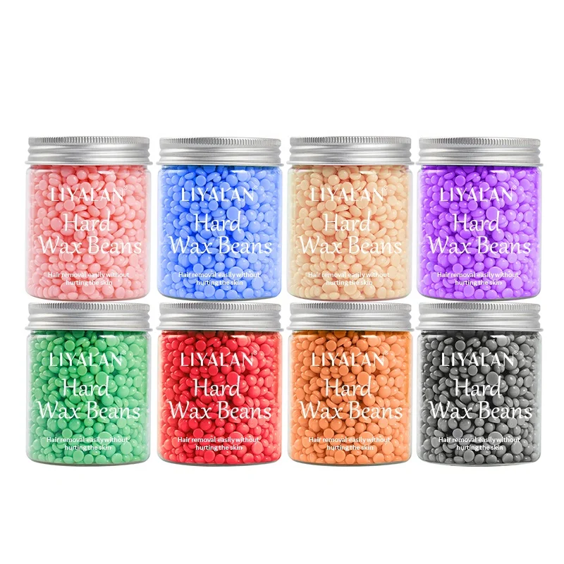 
OEM ODM Private Label Organic Hard Sugar Depilatory Hot Wax Beans Hair Removal Wax Beads 