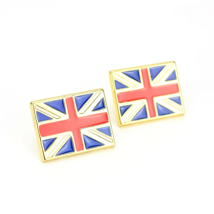 Clothes Lapel Pin Small Amount Wholesale Alloy Metal Badge Flag Pin Brooch Clothing Pin Buckle Magnetic Buckle Badge