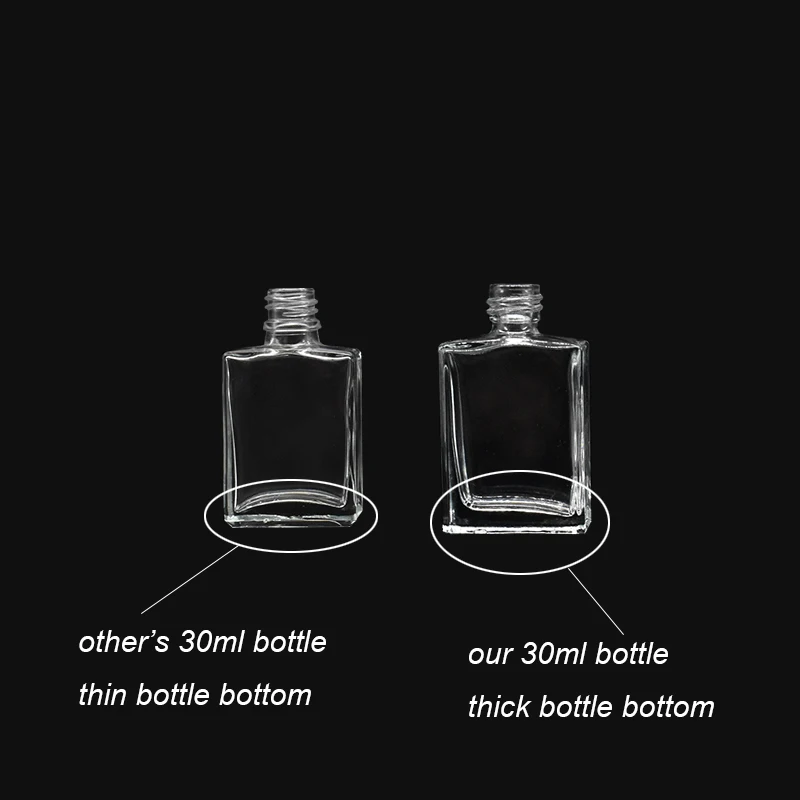 high end glass perfume oil bottles 30ml 50ml 100ml frsoted rectangle glass essential oil spray bottles