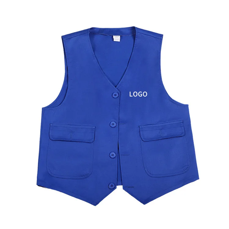 Volunteer waistcoat customized advertising waistcoat work red vest volunteer vest publicity printing word LOGO