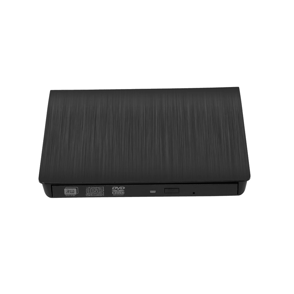 Внешний DVD-RW Мобильный USB 3,0 Переносной жесткий диск внешний Дисковод DVD ODD плеер DVD Встроенная память плеер писатель для Windows, Linux, Mac 9,5 мм